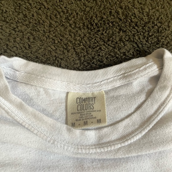 Old row, Saturdays are for the boys white tshirt, size M - Picture 3 of 4
